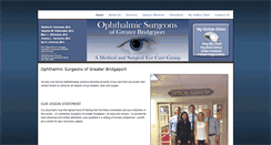 Desktop Screenshot of ophthalmicsurgeonsofgreaterbridgeport.com