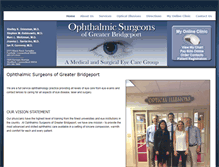 Tablet Screenshot of ophthalmicsurgeonsofgreaterbridgeport.com